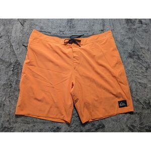 Quiksilver High Line Swim Shorts Men's Size 40 Orange